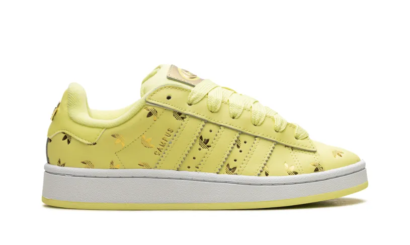 Adidas Campus Campus 00s WMNS 'Allover Debossed Trefoils-Pulse Yellow' 