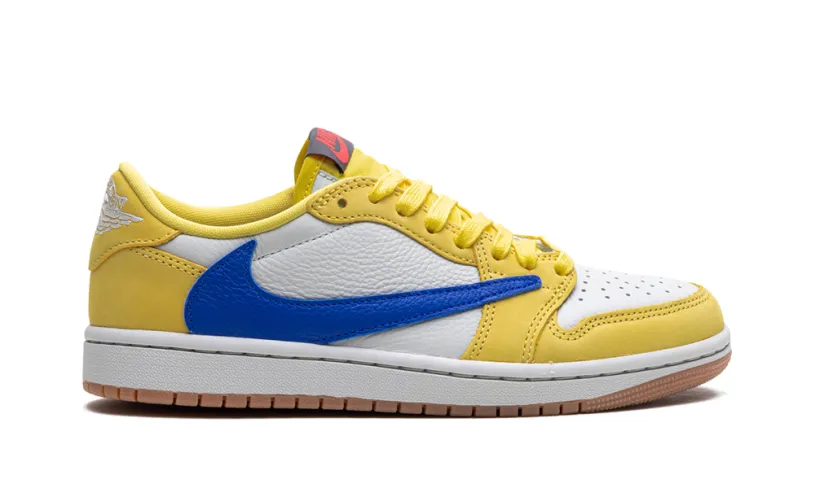 Air Jordan 1 Jordan 1 Retro Low OG WMNS 'TRAVIS SCOTT - CANARY' 