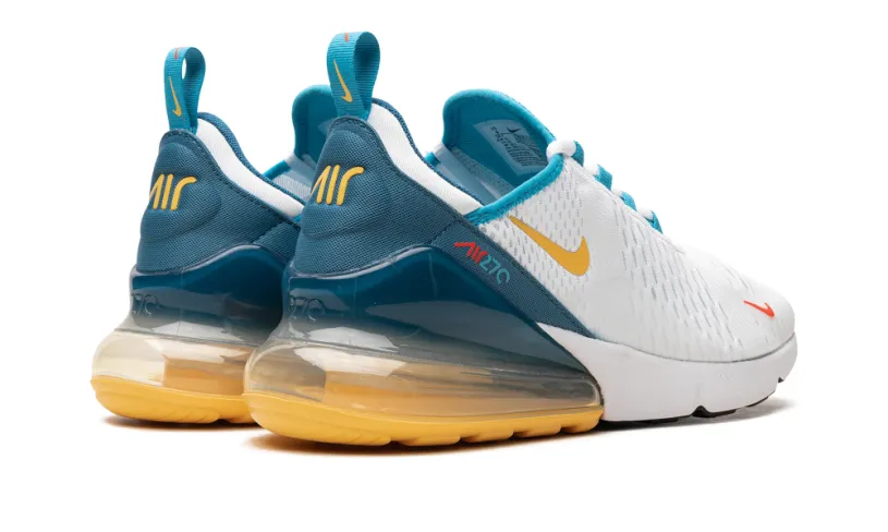 Nike Air Max Air Max 270 'White Industrial Blue Citron Pulse' 