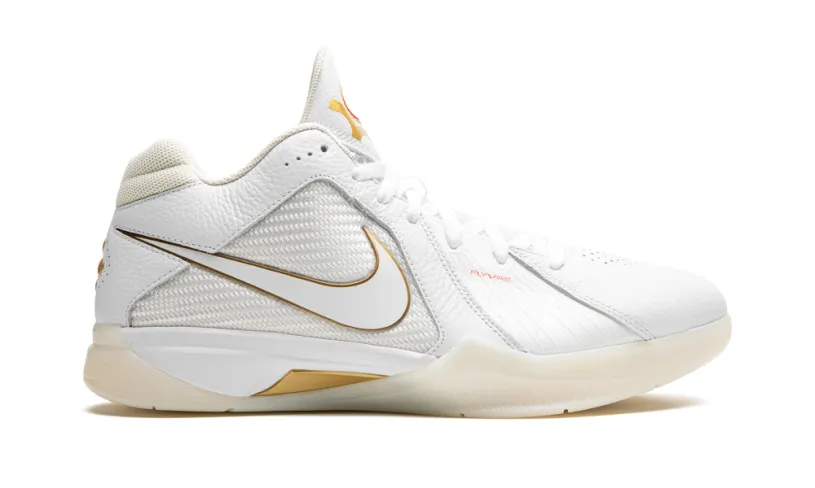Nike Basketball KD 3 'White   Metallic Gold' 