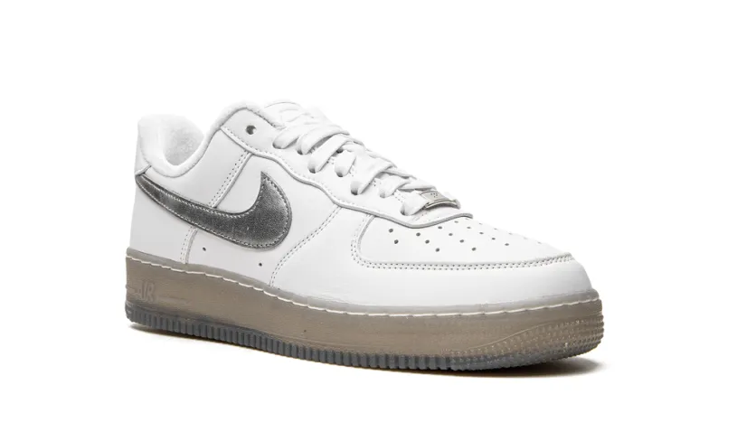Nike Lifestyle Air Force 1 'White   Metallic Silver' 