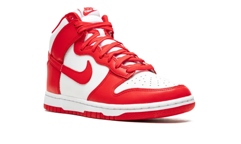 Nike Dunk Dunk High 'White   University Red' 