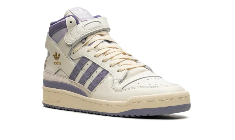 More Adidas Shoes Forum 84 High 'Off White Silver Violet' 