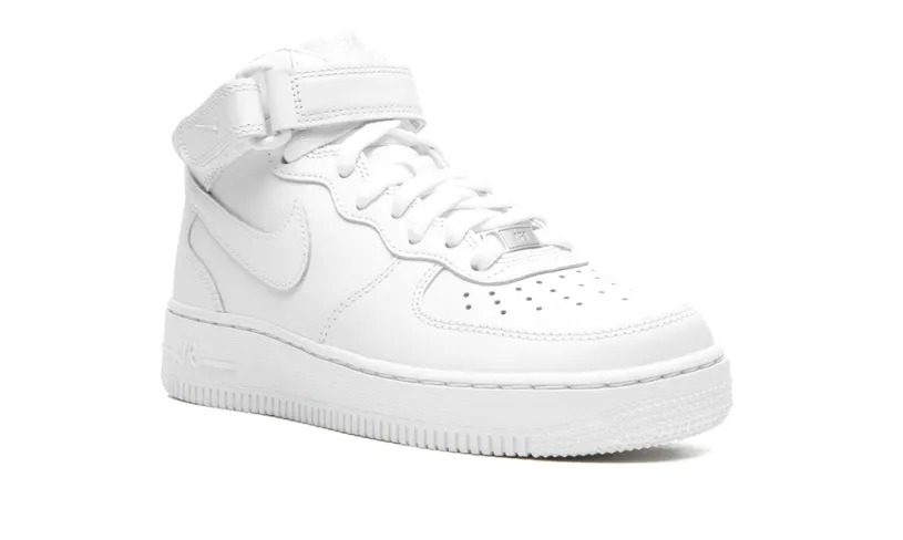Nike Lifestyle AIR FORCE 1 '07 MID MNS WMNS 'Triple White' 