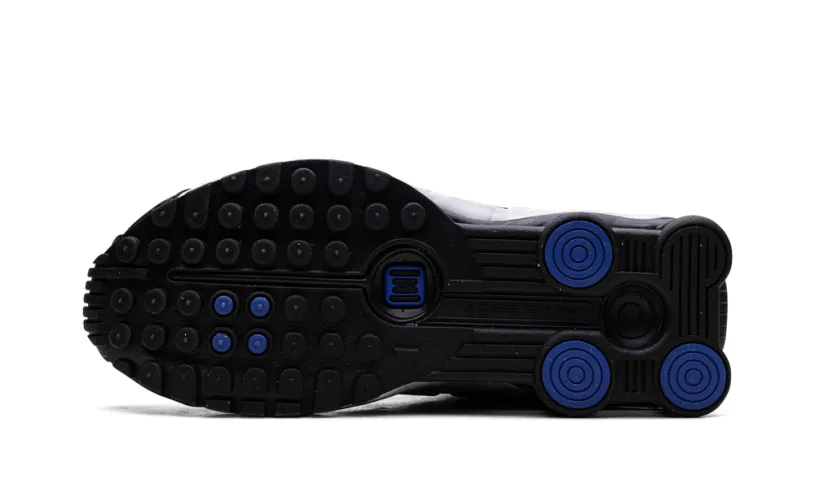 Nike Lifestyle Shox R4 WMNS 'Metallic Silver Black Racer Blue' 