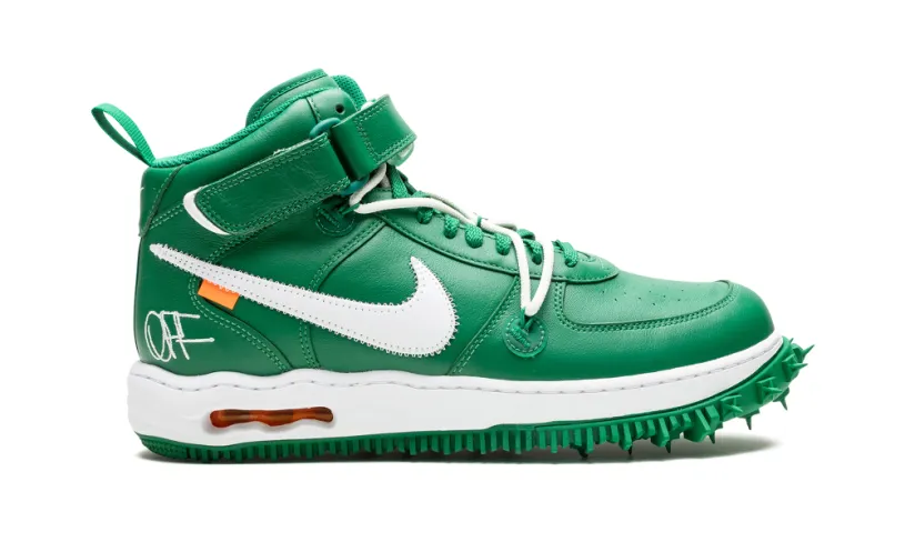 Nike Lifestyle Air Force 1 Mid 'Off-White - Pine Green' 