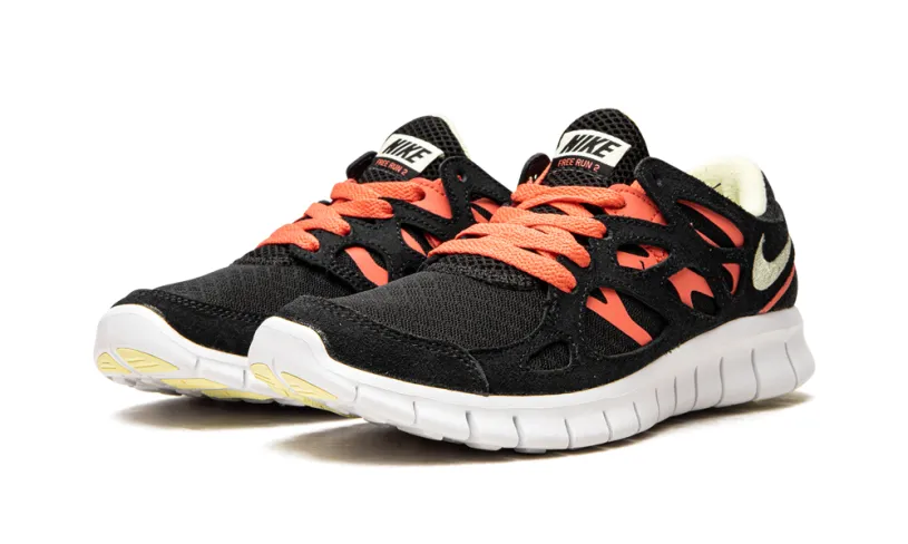 Nike Lifestyle FREE RUN 2 WMNS 'Black   Lime Ice' 