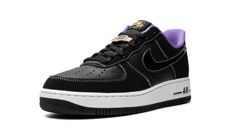 Nike Lifestyle Air Force 1 Low '07 LV8 'World Champ Black Purple' 