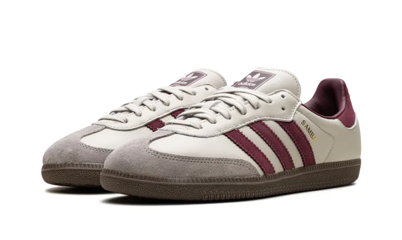 Adidas Samba Samba OG 'Putty Grey Maroon'