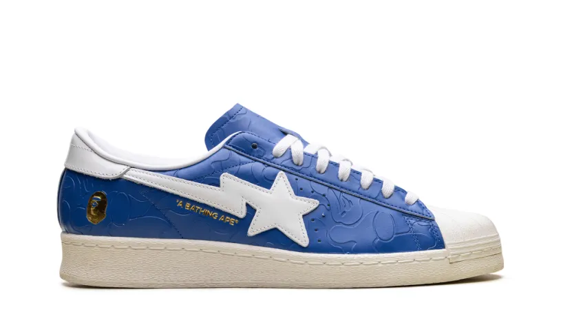 Adidas Superstar Superstar Vintage 'Bape Blue White' 