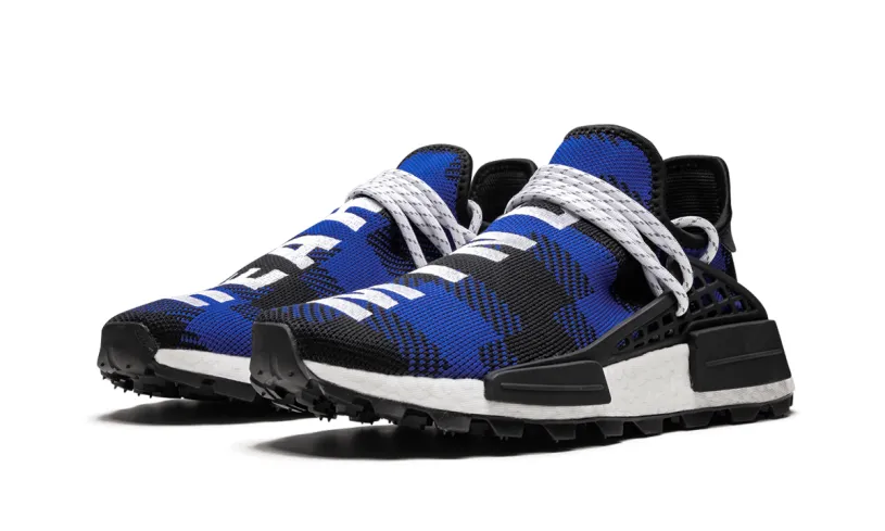 Adidas NMD NMD Humanrace 'Pharrell Williams X Billionaire Boys Club - Plaid Pack Blue'