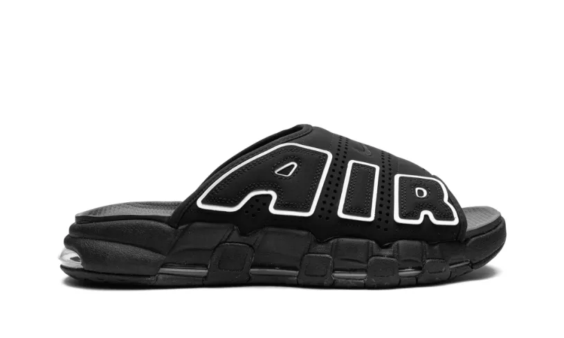 Nike Basketball Air More Uptempo Slide OG 'Black White'