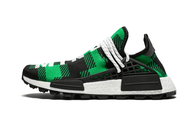 Adidas NMD NMD Humanrace 'Pharrell Williams X Billionaire Boys Club - Plaid Pack Green' 