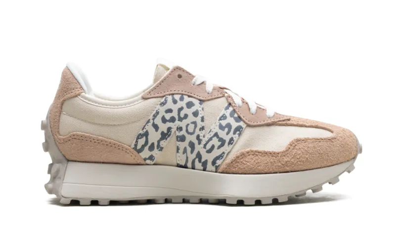 New Balance 327 327 WMNS 'Flat Taupe Linen Leopard'