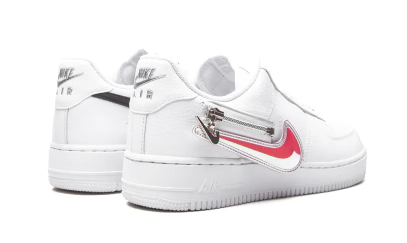 Nike Lifestyle Air Force 1 '07 PRM 'Zip Swoosh White' 