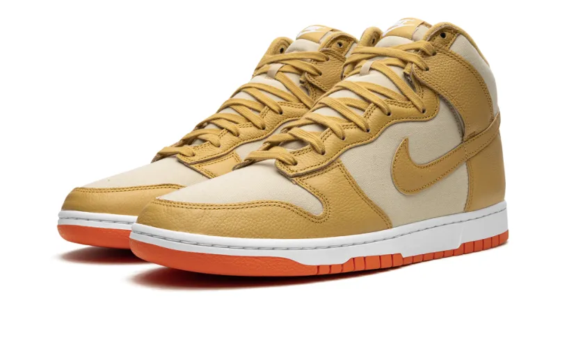 Nike Dunk Dunk High 'Gold Canvas' 