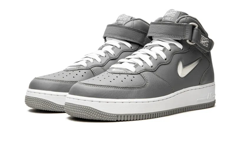 Nike Lifestyle Air Force 1 Mid QS 'Jewel NYC Cool Grey' 