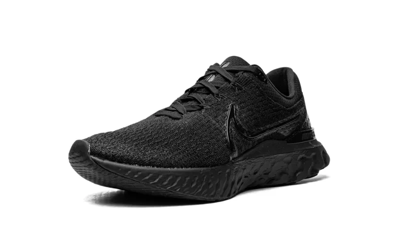Nike Lifestyle React Infinity Run Flyknit 3 'Triple Black' 