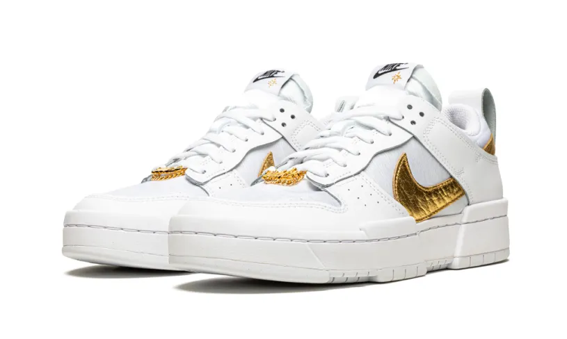 Nike Dunk DUNK LO DISRUPT WMNS 'White   Metallic Gold' 
