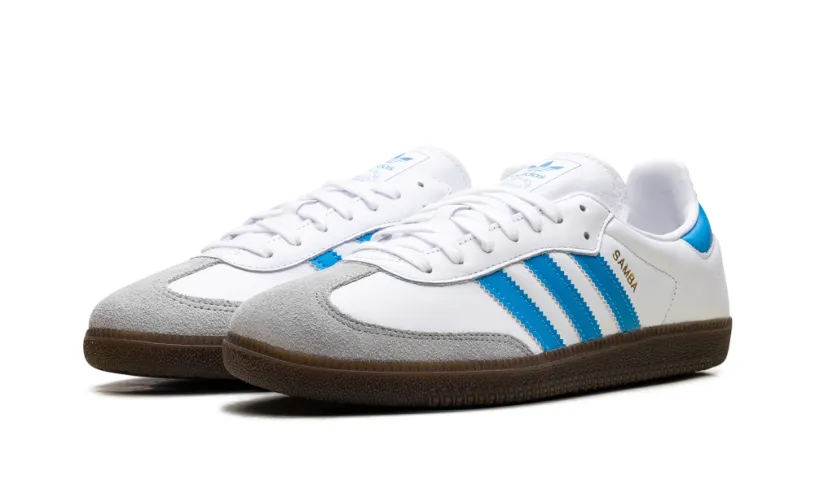 Adidas Samba Samba OG 'White Shock Cyan' 