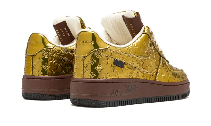 Nike Lifestyle Louis Vuitton Air Force 1 Low 'Virgil Abloh - Metallic Gold' 