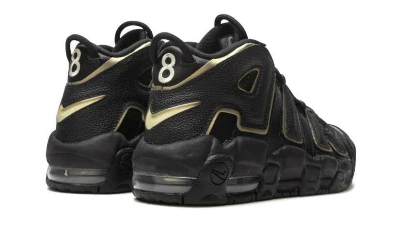 Nike Basketball Air More Uptempo GS 'Black   Gold' 