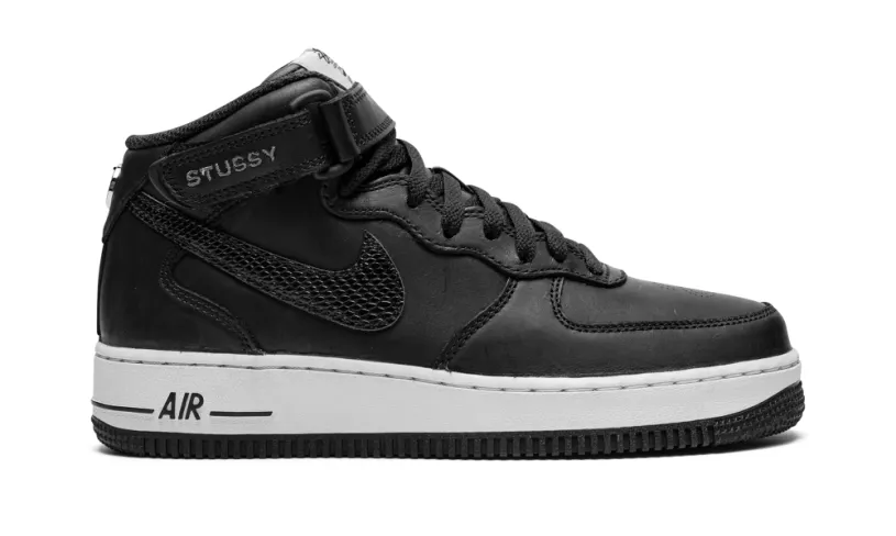 Nike Lifestyle Air Force 1 Mid 'Stussy - Black' 
