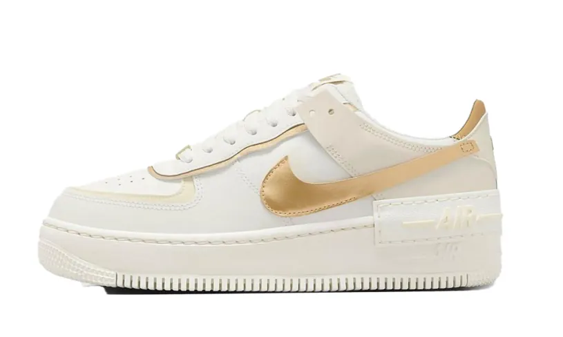 Nike Lifestyle Court Vision Alta WMNS 'Sail Metallic Gold' 