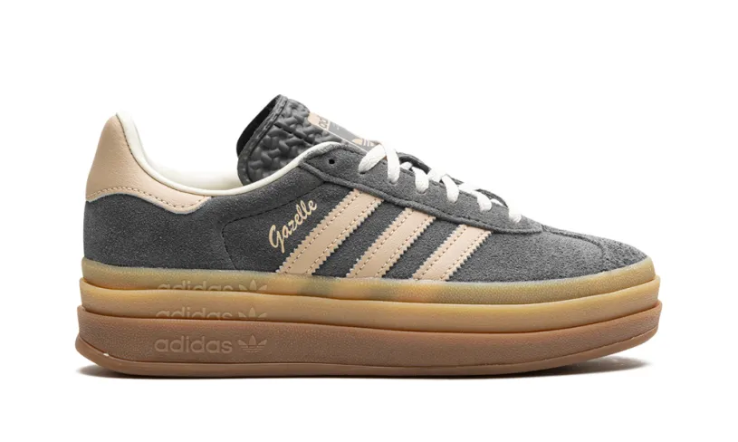 Adidas Gazelle GAZELLE BOLD WMNS 'GREY MAGIC BEIGE GUM' 