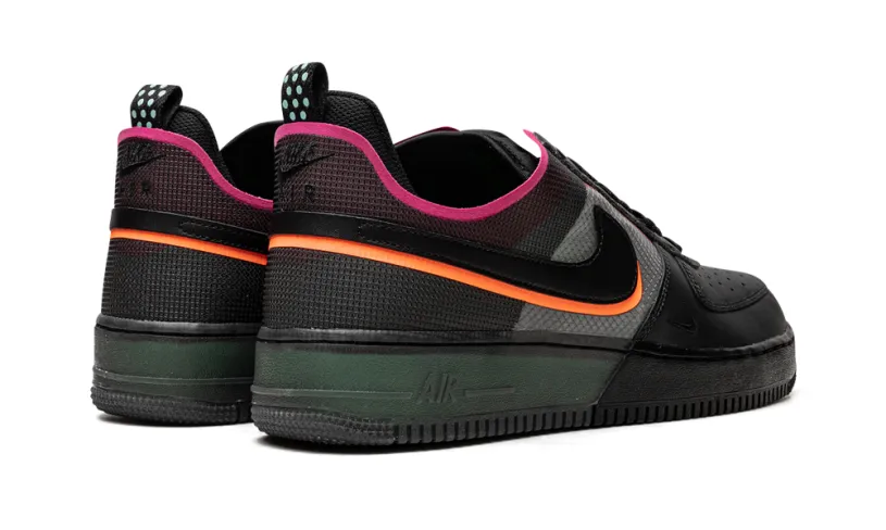 Nike Lifestyle Air Force 1 React 'Black   Pink Prime' 