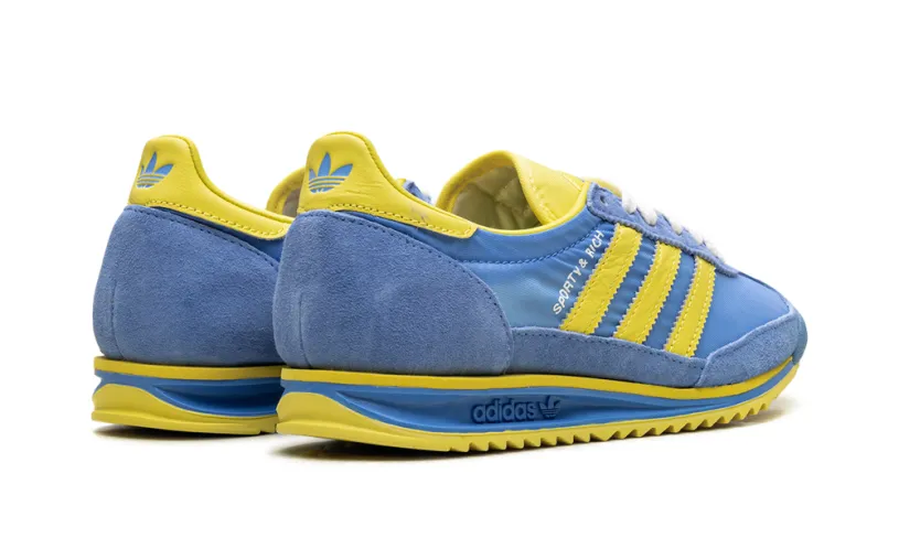More Adidas Shoes SL 72 RS WMNS 'Sporty & Rich - Sweden Pack - Blue Yellow'