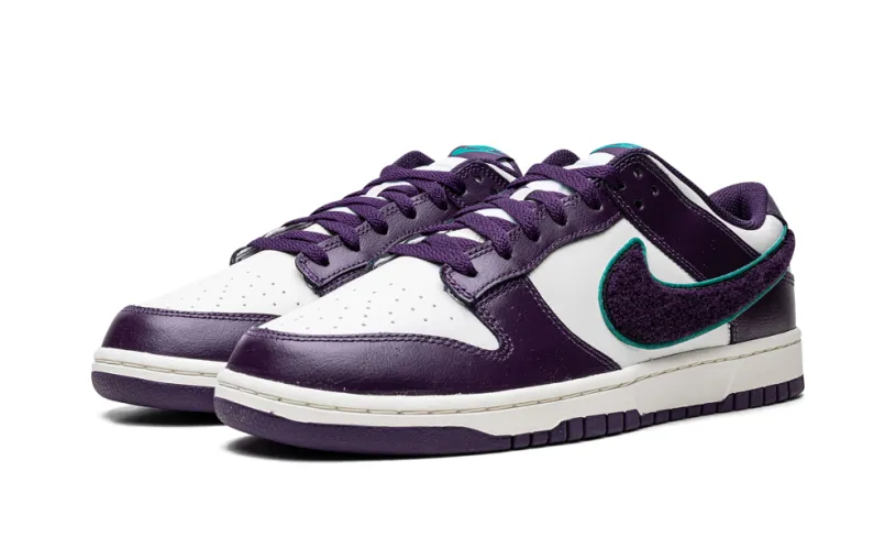 Nike Dunk Dunk Low 'Chenille Swoosh - Grand Purple' 