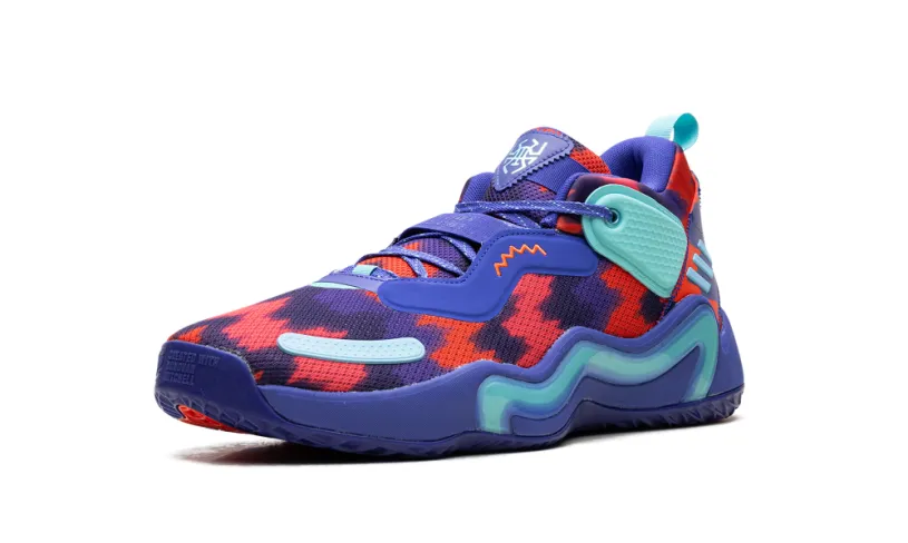 More Adidas Shoes D.O.N. Issue #3 'Sonic Ink Solar Red' 