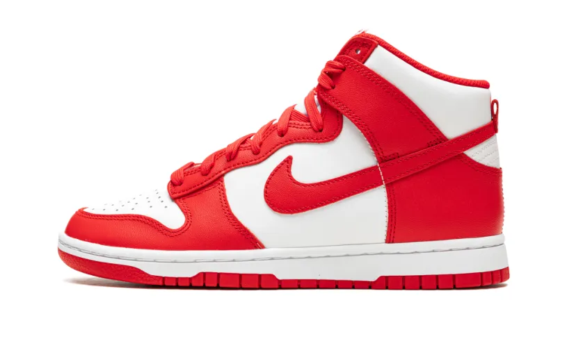 Nike Dunk Dunk High 'White University Red'