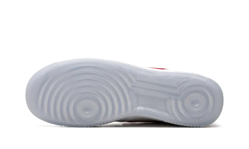 Nike Lifestyle AIR FORCE 1 LO '07 WMNS 'Satin White Varsity Red' 