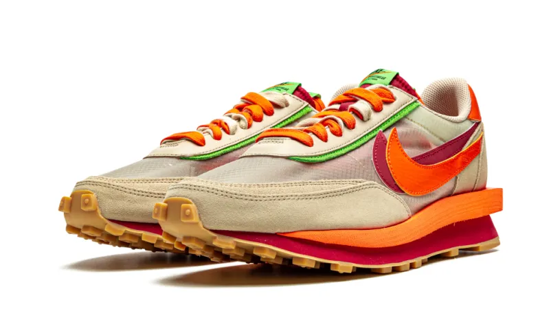 Nike Lifestyle LDWaffle 'Sacai x Clot - Net Orange Blaze' 