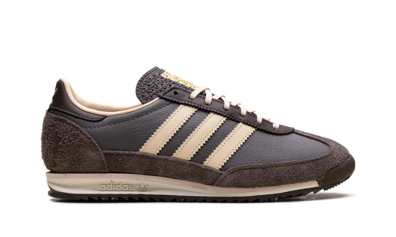 More Adidas Shoes SL 72 OG WMNS 'Charcoal Crystal Sand Brown' 