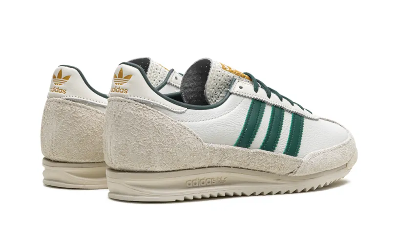 More Adidas Shoes SL 72 OG WMNS 'Off White Collegiate Green' 