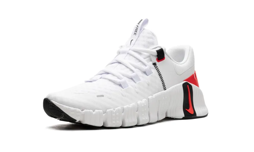 Nike Lifestyle Free Metcon 5 'White Bright Crimson' 