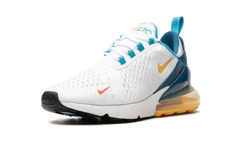Nike Air Max Air Max 270 'White Industrial Blue Citron Pulse' 