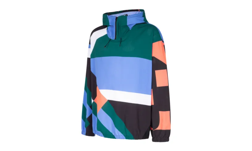 Adidas Y-3 Y-3 SWM AOP Quarter-Zip Hooded Jacket 'Black' 