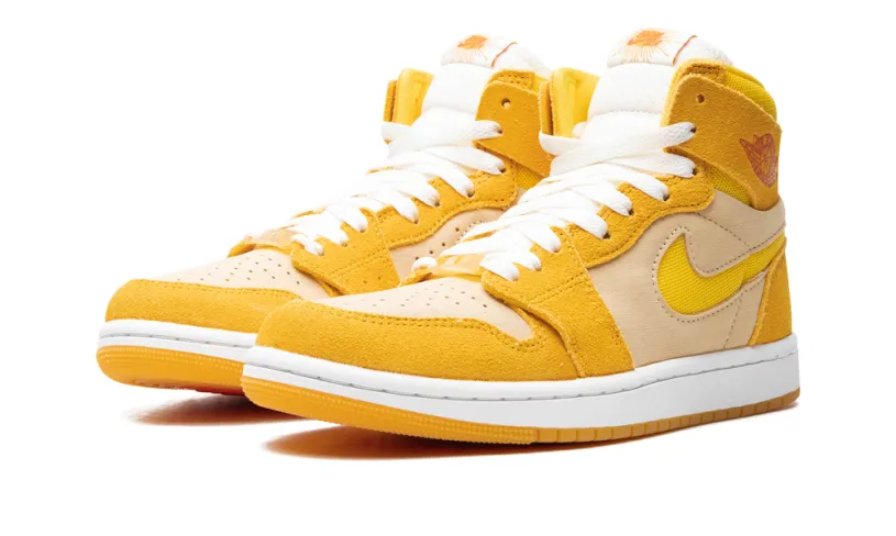 Air Jordan 1 Air Jordan 1 Zoom Air CMFT 2 WMNS 'Yellow Ochre/Tour Yellow-Pale Vanilla-Safety'