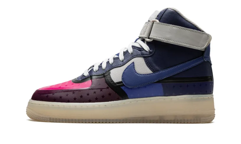 Nike Lifestyle Air Force 1 High '07 Premium 'Thunder Blue Pink Prime' 