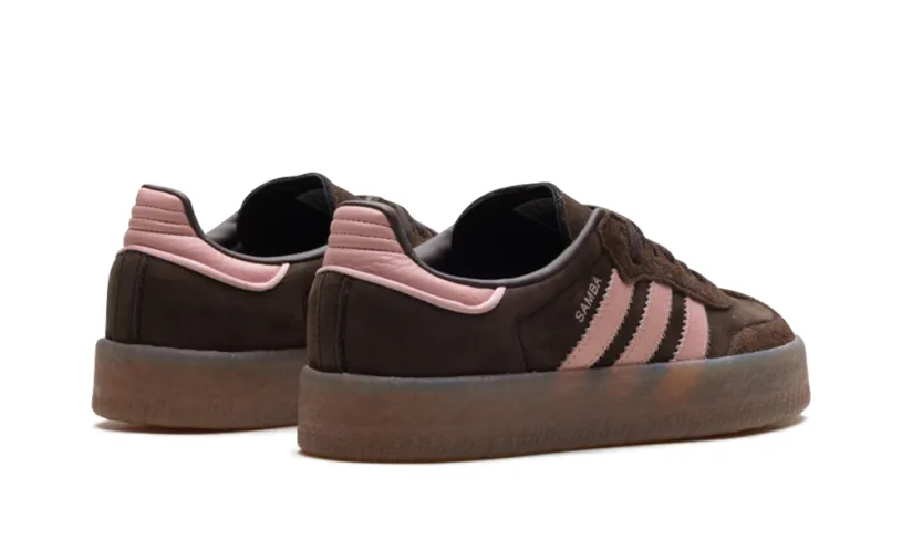 More Adidas Shoes Sambae WMNS 'Dark Brown Wonder Mauve' 