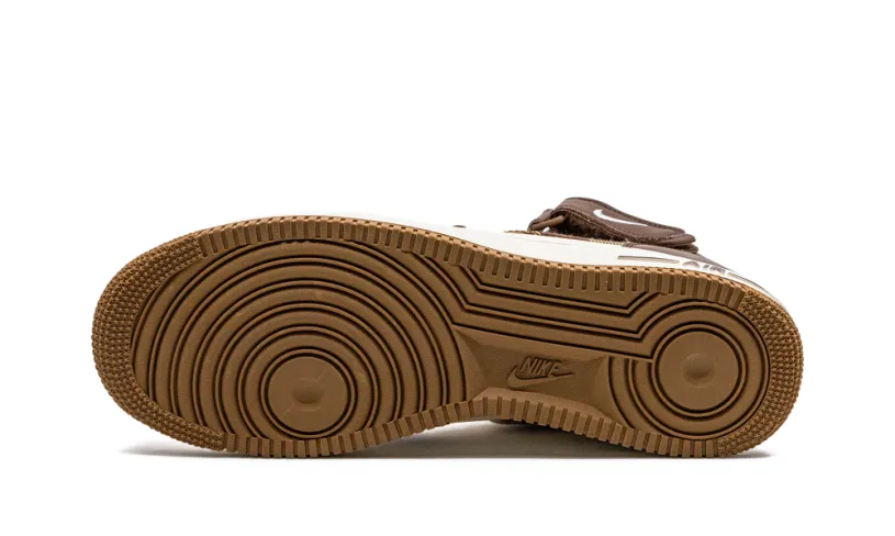 Nike Lifestyle Air Force 1 Mid 'Brown Plaid' 