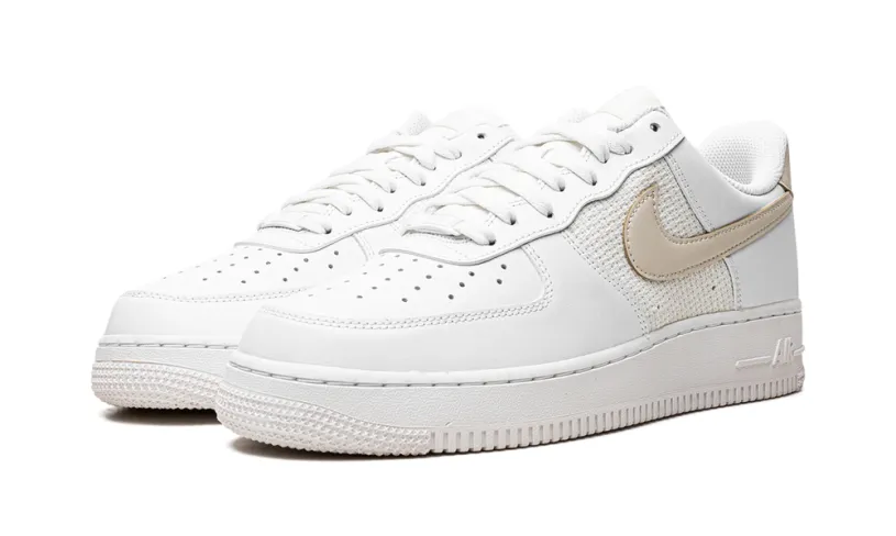 Nike Lifestyle Air Force 1 Low WMNS 'Grey Cross-Stitch' 