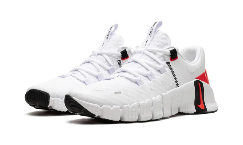 Nike Lifestyle Free Metcon 5 'White Bright Crimson' 