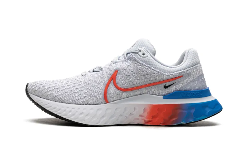 Nike Lifestyle REACT INFINITY RUN FK 3 WMNS 'Grey Bright Crimson' 