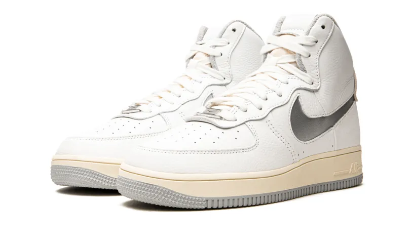 Nike Lifestyle AIR FORCE 1 HIGH SCULPT MNS WMNS 'White   Silver' 