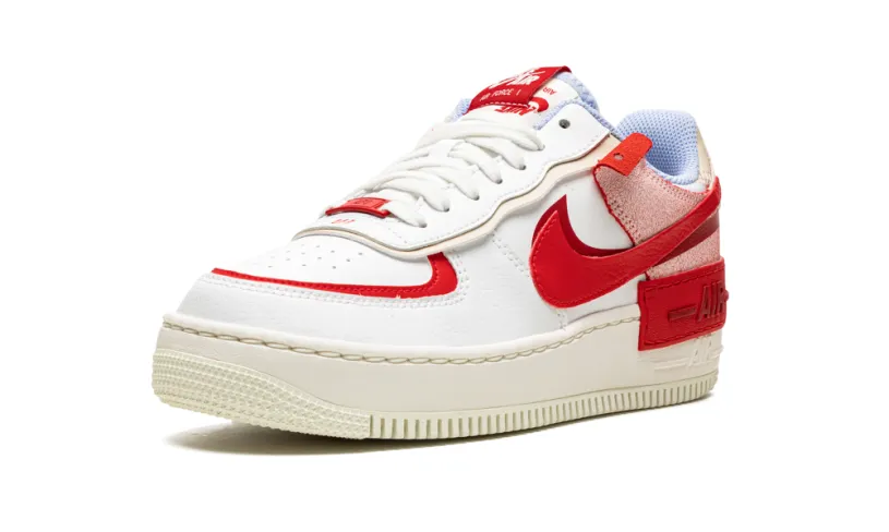 Nike Lifestyle AIR FORCE 1 LO SHADO MNS WMNS 'Red Cracked Leather'